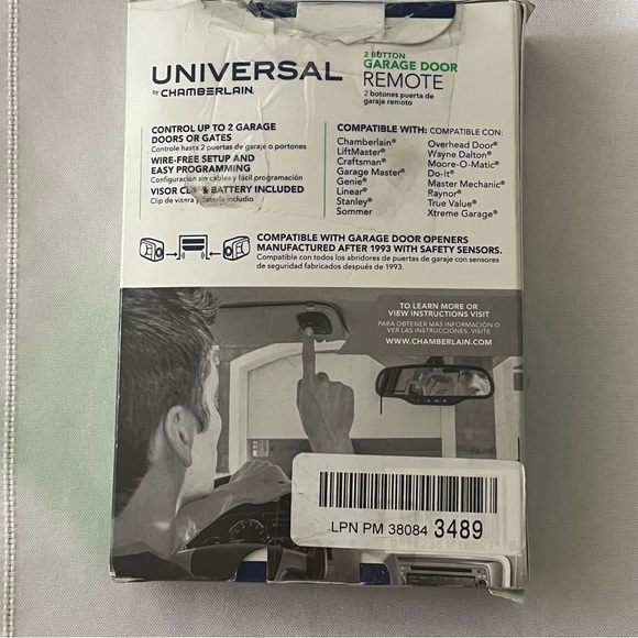 Universal 2 Button  Garage Opener by Chamberlain - Picture 2 of 6